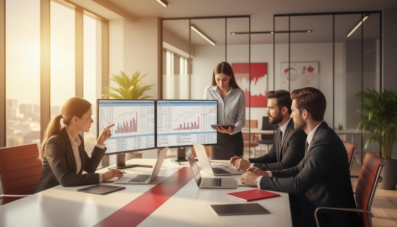 Ekipi profesional i JV Associates duke punuar në projekte financiare